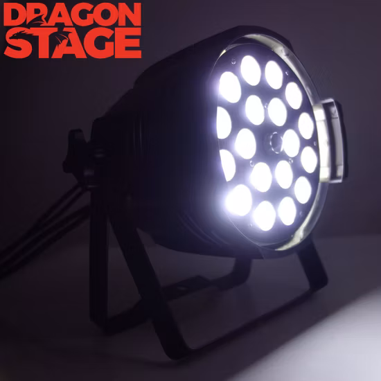 Dragonstage 180W/216W/270W 18X10W 4 en 1 carcasa de plástico grande DJ iluminación interior profesional mejor precio RGBW + UV 18 luces PAR LED